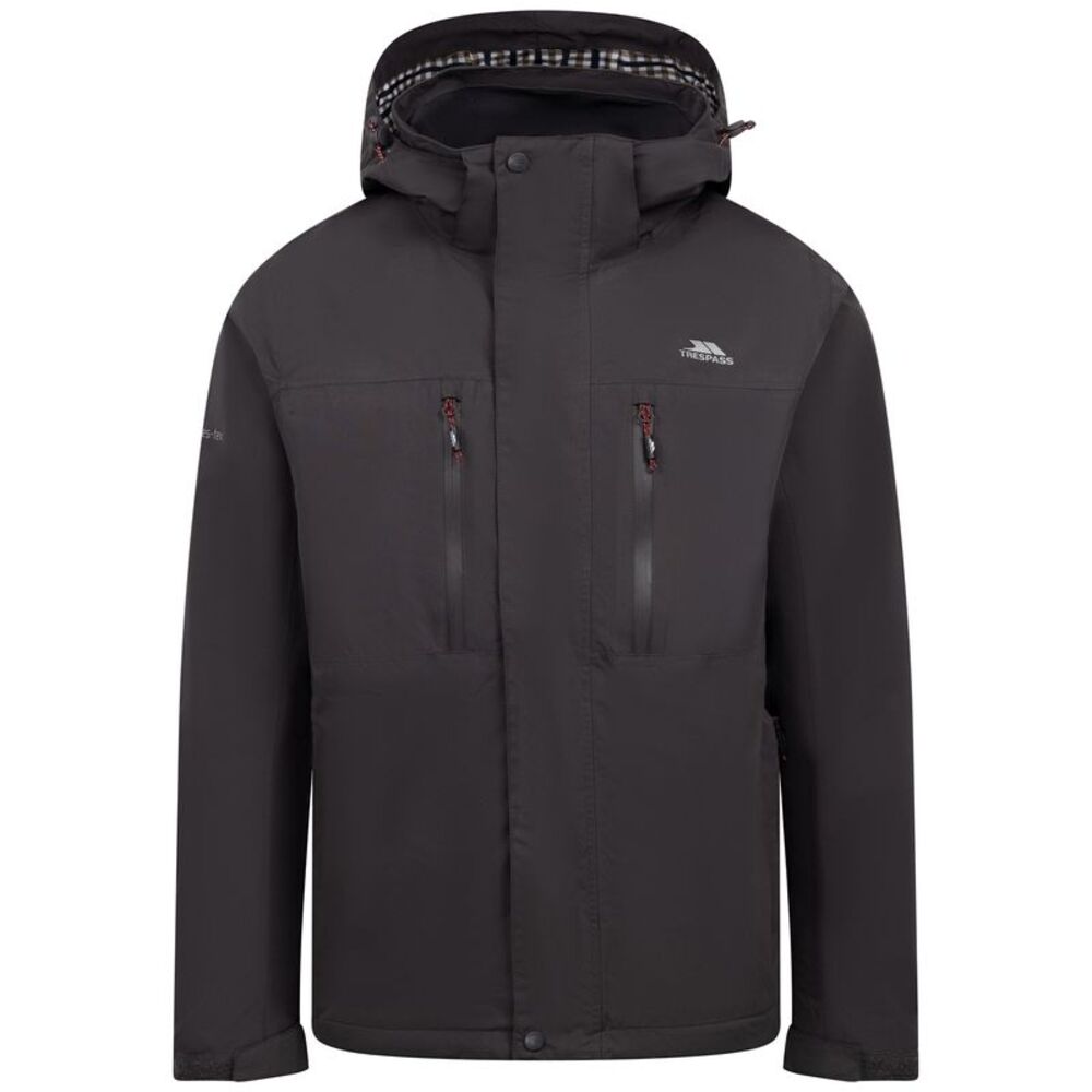 Trespass Mens Griminish Waterproof Jacket / Dark Grey